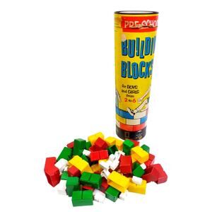 VTG Tri-State Toys Pre-School Plastic Block City Model PS 295 Building Set Toy